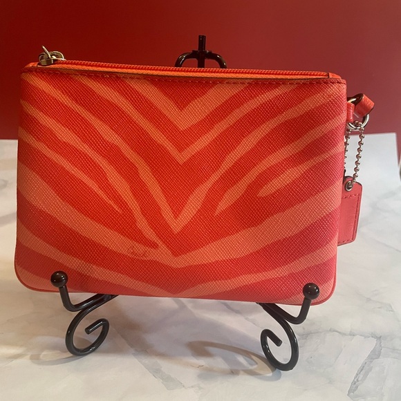 Coach Vibrant Red Clutch - Picture 5 of 5